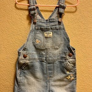 Toddler girls overall shorts